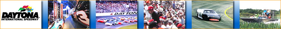 Daytona Intl Speedway racing pictures and tour info.